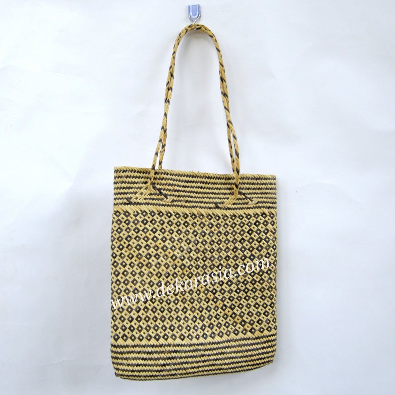 Women Natural Woven Bag Medium Hand Bag - Ethnic Tribal - Type I | Woven Bag | Free Shipping